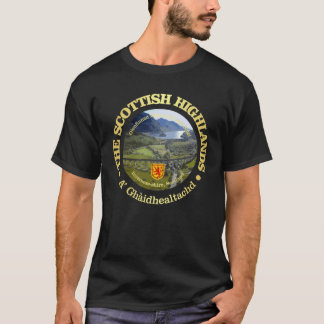 Schottisches Hochland Retro lustig T-Shirt