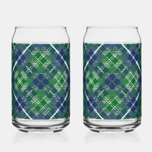 Schottisches Kariertes Set Dosenglas