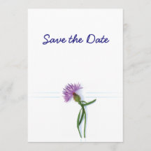 Schottisches, keltisches Hochzeit-Distel-Thema Sav