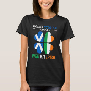 Schottisches kleines bisschen irischer Schottland T-Shirt