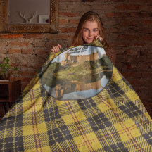 Schottisches MacLeod Clans Schloss Sherpa Blanket