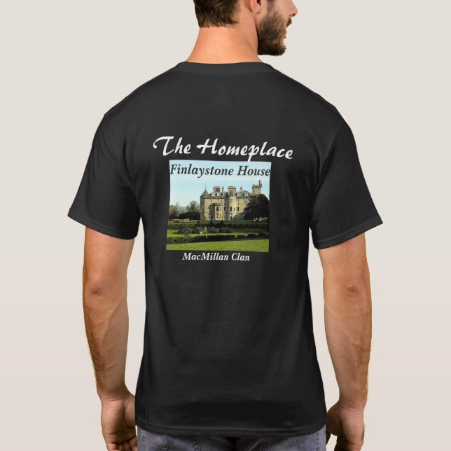Schottisches MacMillan Clans Finlaystone House T-Shirt (Rückseite)