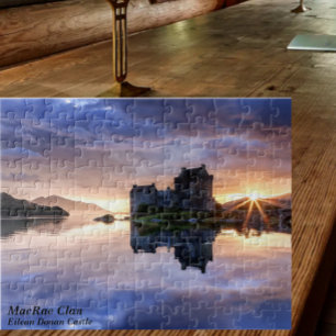 Schottisches MacRae Clans Eilean Donan Castle Puzz Puzzle