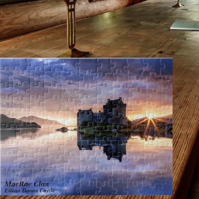 Schottisches MacRae Clans Eilean Donan Castle Puzz Puzzle (Von Creator hochgeladen)