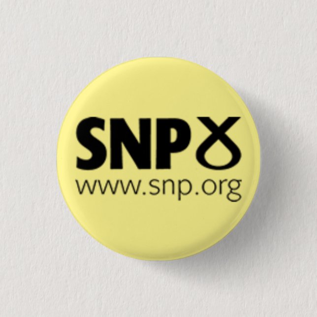 Schottisches nationales Party- (SNP)Logo Button (Vorderseite)