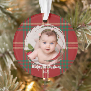 Schottisches Tartan Heritage Ornament anpassbar