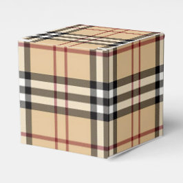 Schottisches Tartan-Muster Geschenkschachtel