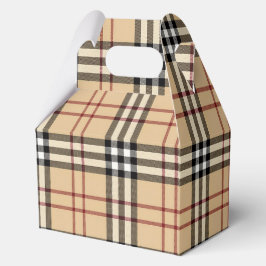 Schottisches Tartan-Muster Geschenkschachtel