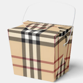 Schottisches Tartan-Muster Geschenkschachtel