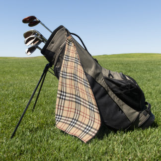 Schottisches Tartan-Muster Golfhandtuch