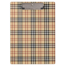 Schottisches Tartan-Muster Klemmbrett