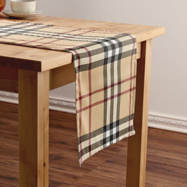 Schottisches Tartan-Muster     Kurzer Tischläufer (Beispiel)