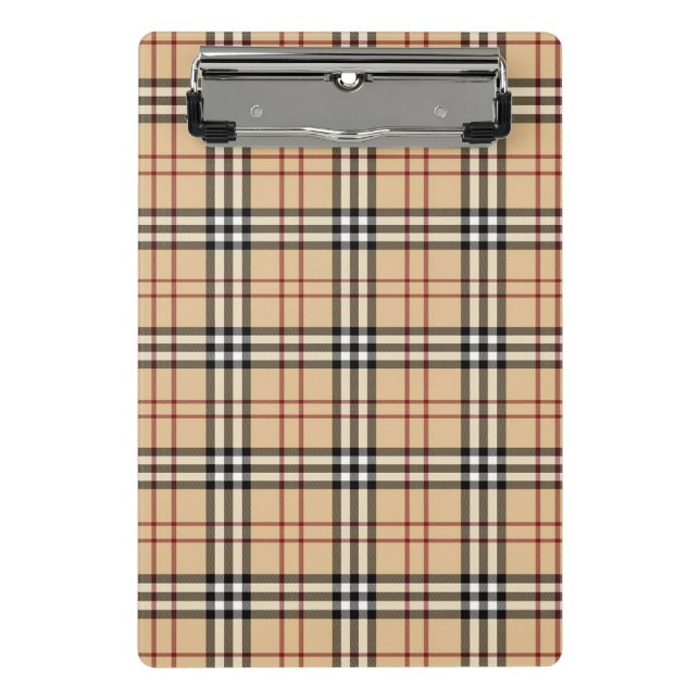 Schottisches Tartan-Muster     Mini Klemmbrett (Vorderseite)