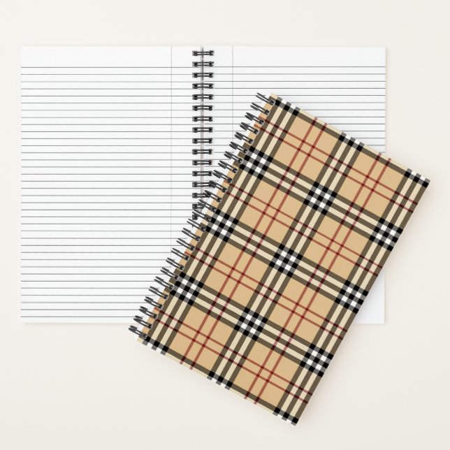 Schottisches Tartan-Muster     Notizbuch (Innen)