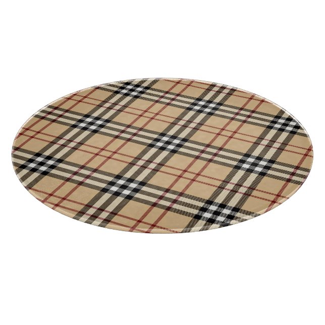 Schottisches Tartan-Muster     Schneidebrett (Ecke)