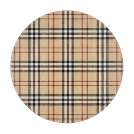 Schottisches Tartan-Muster Schneidebrett
