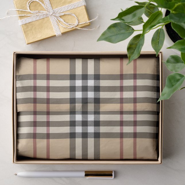 Schottisches Tartan-Muster     Seidenpapier (Geschenk)