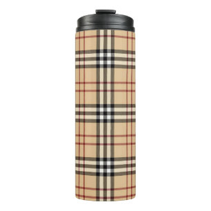 Schottisches Tartan-Muster Thermosbecher