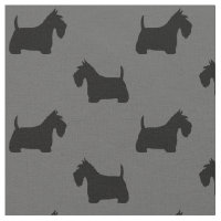 Schottisches Terrier-Silhouette-Muster