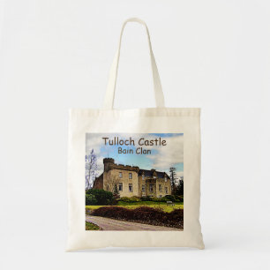 Schottisches Tulloch Castle - Bain Clan Tragetasche