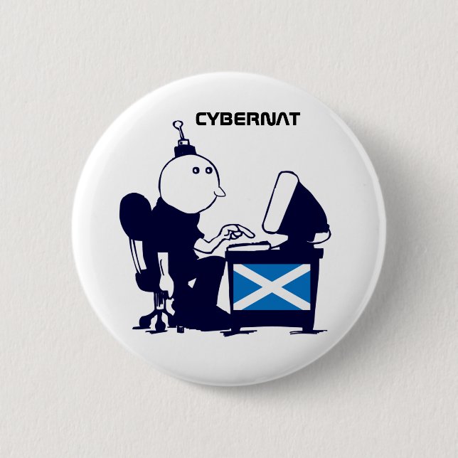 Schottisches Unabhängigkeit Indy Cybernat Button (Vorderseite)