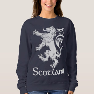 Schottisches zügelloses Löwe-Marine-Blau Sweatshirt