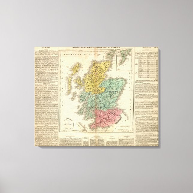 Schottland 14 leinwanddruck (Vorderseite)