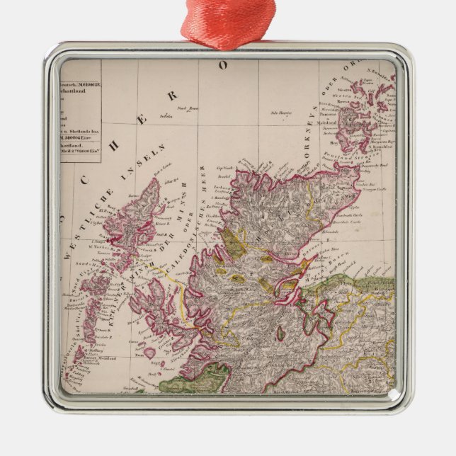 Schottland 2 ornament aus metall (Vorne)