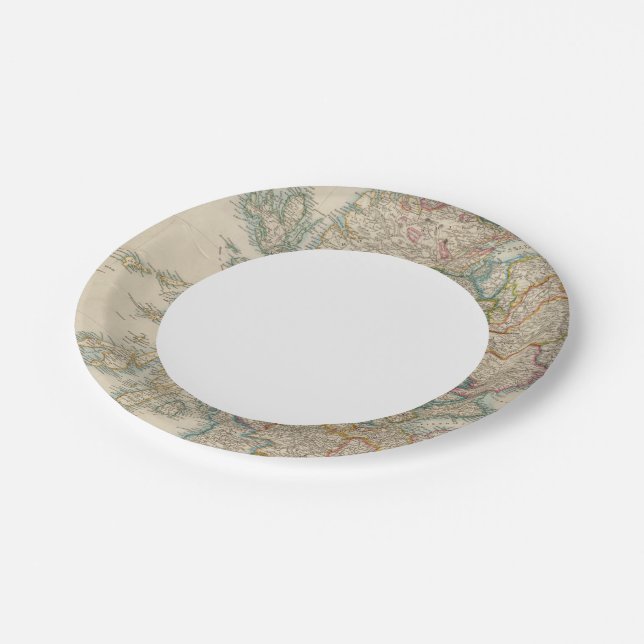 Schottland 3 pappteller (Schrägansicht)