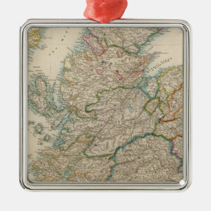 Schottland 3 silbernes ornament
