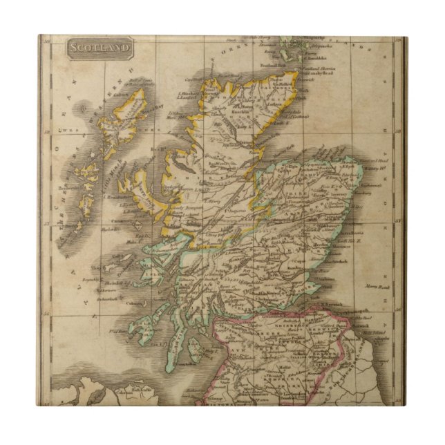 Schottland 4 fliese (Vorderseite)
