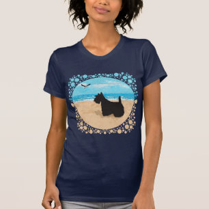 Schottland am Strand mit Seagull T-Shirt