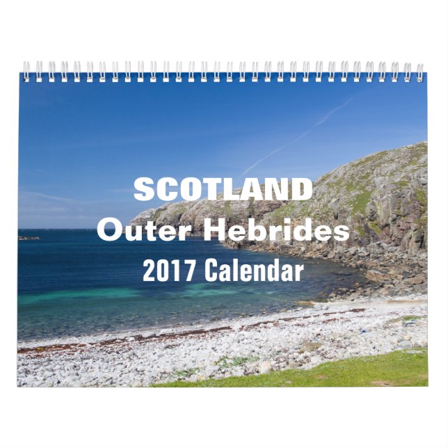 Schottland äußeres Hebrides Kalender (Titelbild)