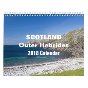 Schottland äußeres Hebrides Kalender