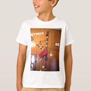 Schottland Bagpipe Tartan Kariertes Musikinstrumen T-Shirt