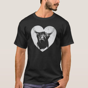 Schottland Bauernhof Schotte Landwirt Highland-Rin T-Shirt