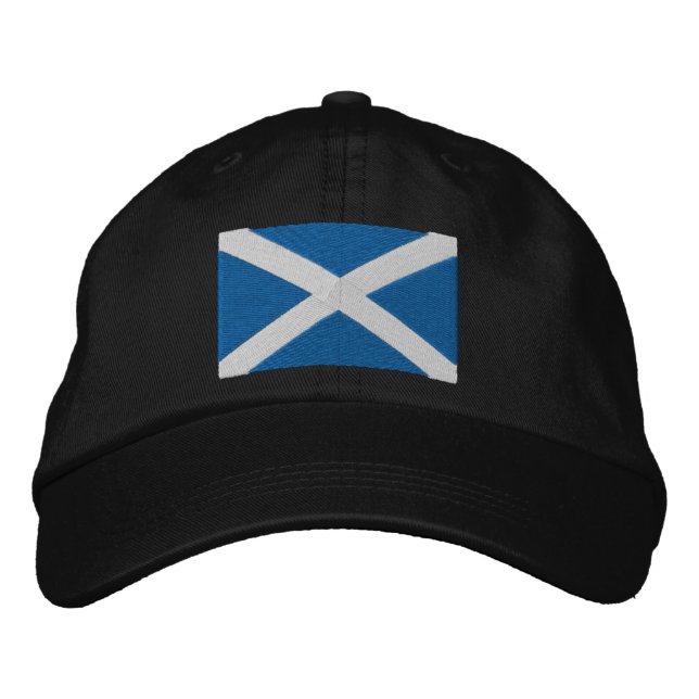 Schottland Bestickte Baseballkappe (Vorderseite)