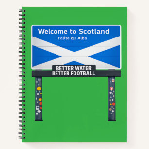 Schottland Besuch Reise schottisches Geschenk Notizbuch