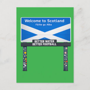 Schottland Besuchsreise schottisches Geschenk Postkarte