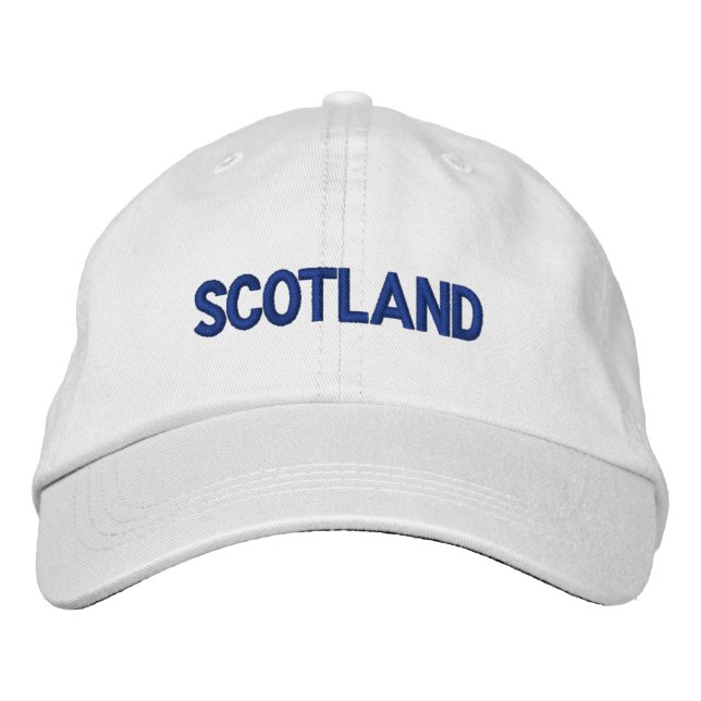 Schottland British Country Vereinigtes Königreich  Bestickte Baseballkappe (Vorderseite)