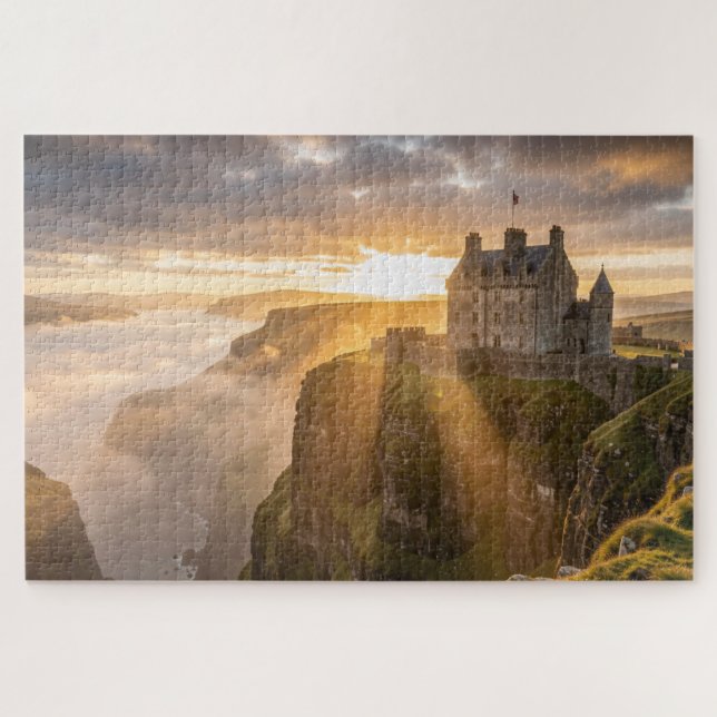 Schottland-Burg-Puzzle Puzzle (Horizontal)