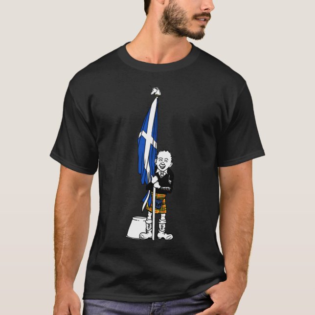 Schottland das tapfere Mädchen T-Shirt (Vorderseite)