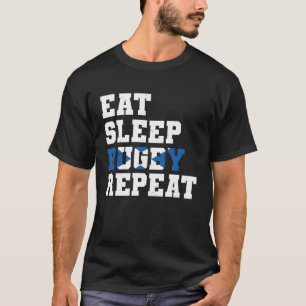 Schottland Eat Sleep Rugby Repeat Scottish Sport T-Shirt