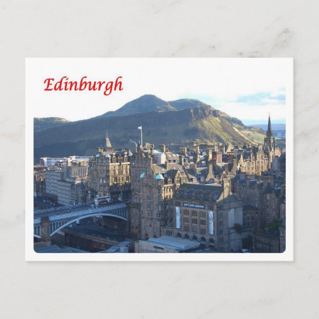 Schottland - Edinburgh - Postkarte (Vorderseite)