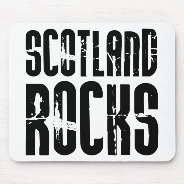 Schottland-Felsen Mousepad (Vorne)