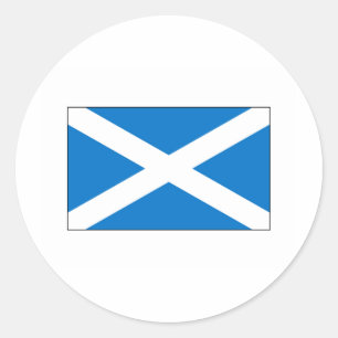 Schottland FLAG International Runder Aufkleber