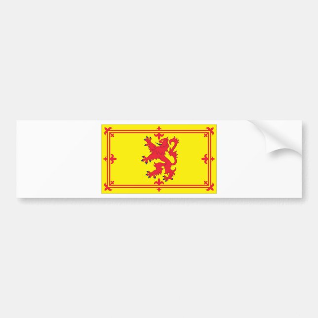 Schottland-Flagge Autoaufkleber (Vorne)