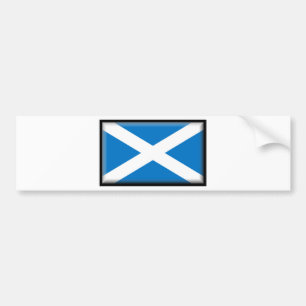 Schottland-Flagge Autoaufkleber