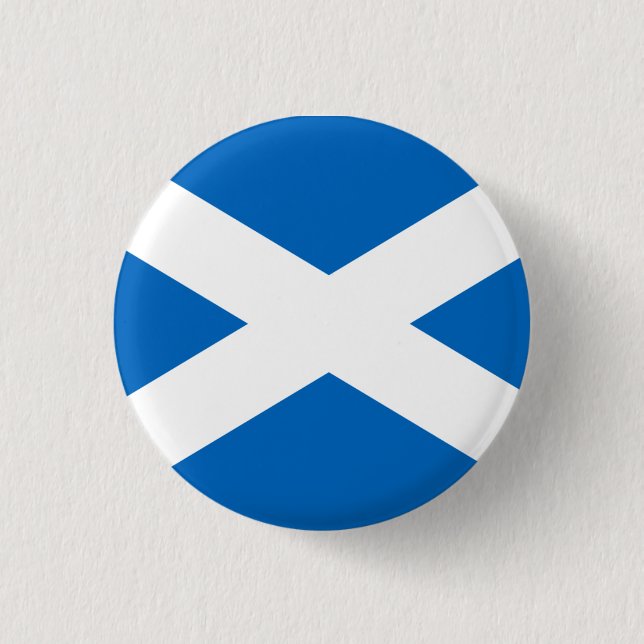 Schottland-Flagge Button (Vorderseite)
