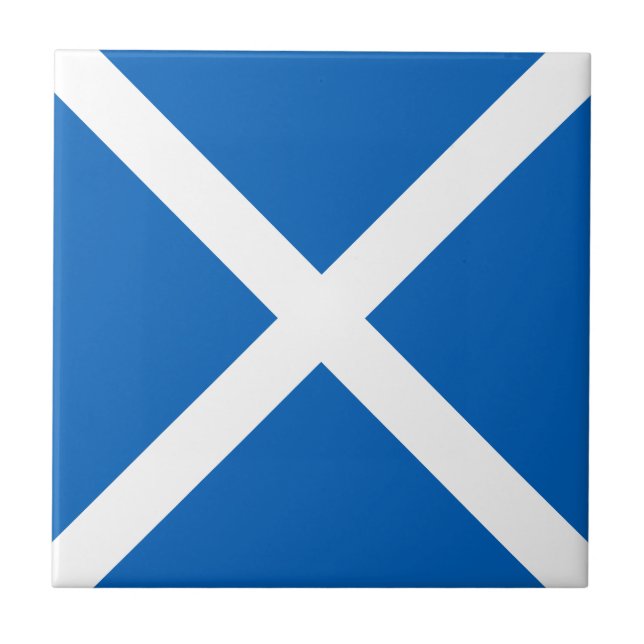 Schottland-Flagge Fliese (Vorderseite)